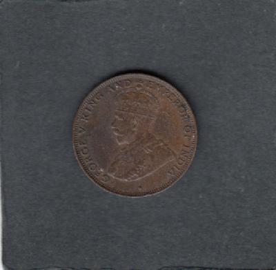 Beschrijving: 1 Cent GEORGIUS V 